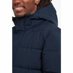 Tog 24 Tog24 Blue Watson Mens Long Insulated Padded Jacket -Tog 24 Shop unnamed file 106