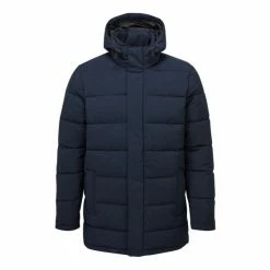 Tog 24 Tog24 Blue Watson Mens Long Insulated Padded Jacket -Tog 24 Shop unnamed file 108