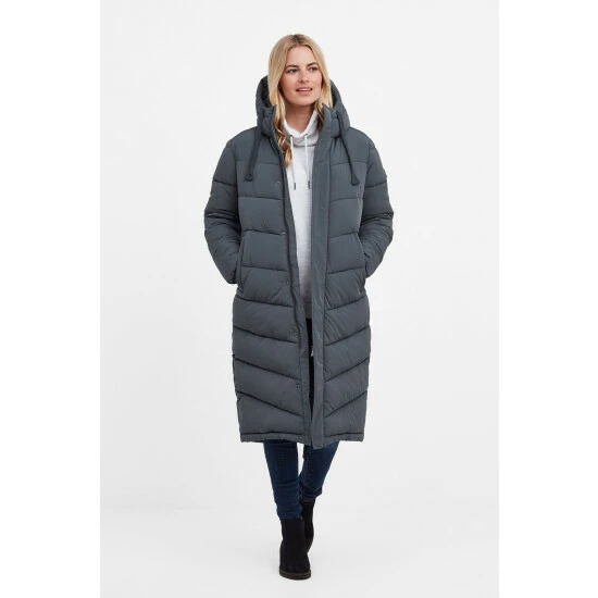 Tog 24 Blue Raleigh Womens Thermal Padded Long Jacket 3 Tog 24 Blue Raleigh Womens Thermal Padded Long Jacket