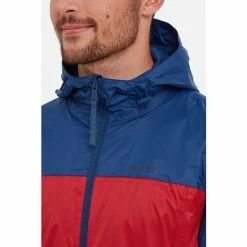 Tog 24 TOG24 Blue Colour Block Craven Mens Waterproof Packaway Jacket -Tog 24 Shop unnamed file 1303