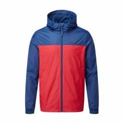 Tog 24 TOG24 Blue Colour Block Craven Mens Waterproof Packaway Jacket -Tog 24 Shop unnamed file 1306