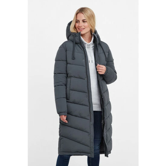 Tog 24 Blue Raleigh Womens Thermal Padded Long Jacket 5 Tog 24 Blue Raleigh Womens Thermal Padded Long Jacket - Image 3