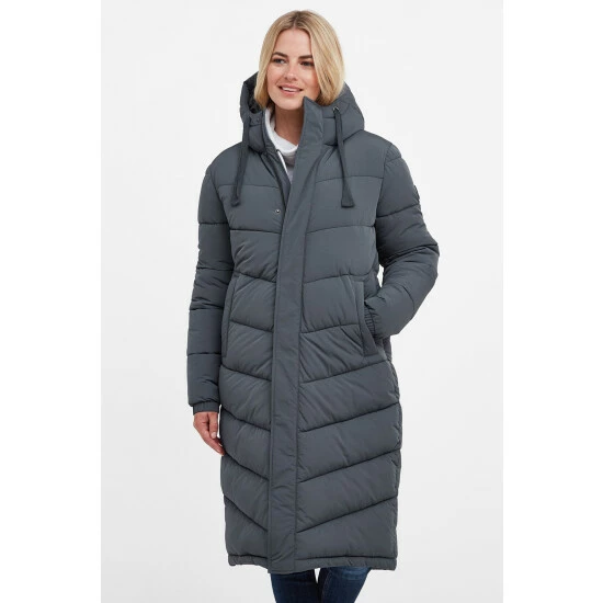 Tog 24 Blue Raleigh Womens Thermal Padded Long Jacket 6 Tog 24 Blue Raleigh Womens Thermal Padded Long Jacket - Image 4