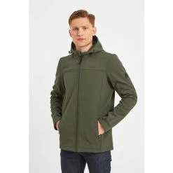 Tog 24 Green Feizor Mens Hooded Softshell Jacket