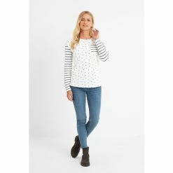 Tog 24 Andreakos Womens Long Sleeve White T-Shirt -Tog 24 Shop unnamed file 1735