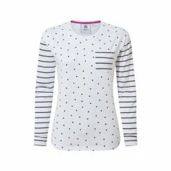 Tog 24 Andreakos Womens Long Sleeve White T-Shirt -Tog 24 Shop unnamed file 1739