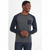 Tog 24 Mens Grey Kennett Long Sleeve Raglan T-Shirt