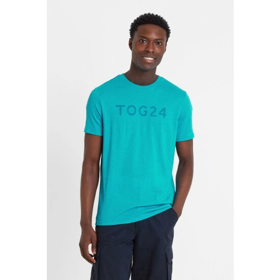 Tog 24 Mens Blue Thropton T-Shirt 3 Tog 24 Mens Blue Thropton T-Shirt