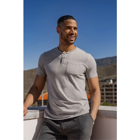Tog 24 Mens Grey Lorbottle T-Shirt 7 Tog 24 Mens Grey Lorbottle T-Shirt - Image 5
