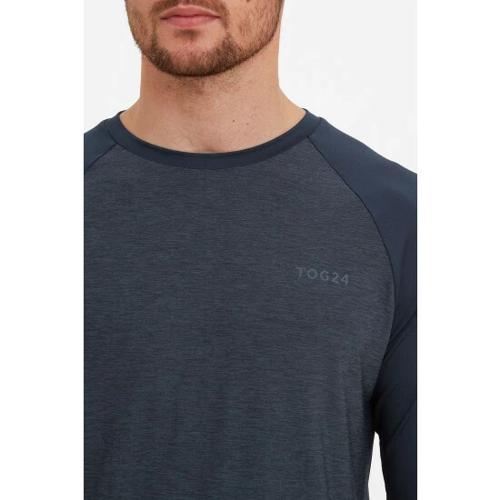 Tog 24 Mens Blue Baldwin Tech T-Shirt 7 Tog 24 Mens Blue Baldwin Tech T-Shirt - Image 5