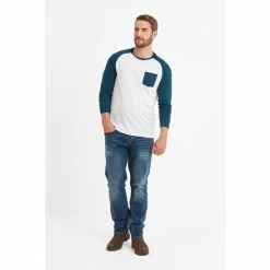 Tog 24 Mens Blue Kennett Long Sleeve Raglan T-Shirt -Tog 24 Shop unnamed file 2215