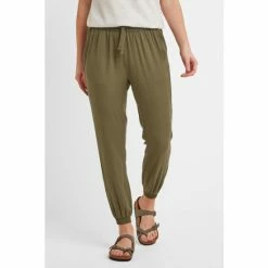 Tog 24 Tog24 Womens Green Notton TENCEL Regular Trousers -Tog 24 Shop unnamed file 2333