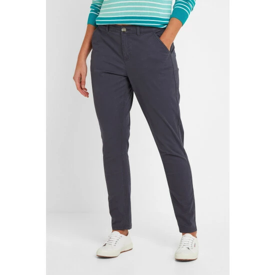 Tog 24 Womens Blue Pickering Short Chino Trousers 3 Tog 24 Womens Blue Pickering Short Chino Trousers