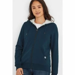 Tog 24 Tog24 Blue Finch Womens Sherpa Lined Hoodie -Tog 24 Shop unnamed file 2538