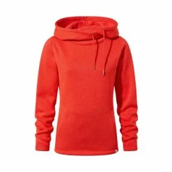 Tog 24 Red Acer Womens Knitlook Fleece Hoodie -Tog 24 Shop unnamed file 2564