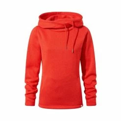 Tog 24 Red Acer Womens Knitlook Fleece Hoodie -Tog 24 Shop unnamed file 2565