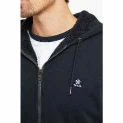 Tog 24 Mens Blue Timble Sherpa Lined Hoodie -Tog 24 Shop unnamed file 2585