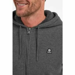 Tog 24 Grey Timble Mens Sherpa Lined Hoodie -Tog 24 Shop unnamed file 2594