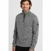Tog 24 Grey Pearson Men's Knitlook Fleece Zipneck Fleece -Tog 24 Shop unnamed file 2956