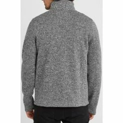 Tog 24 Grey Pearson Men's Knitlook Fleece Zipneck Fleece -Tog 24 Shop unnamed file 2957