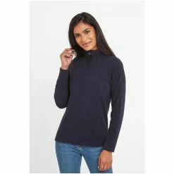 Tog 24 Tog24 Blue Shire Womens Zip Neck Fleece -Tog 24 Shop unnamed file 2989
