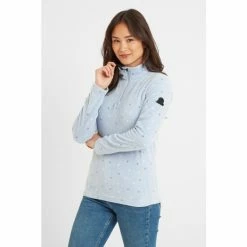 Tog 24 Womens Blue Shepley Zip Neck Fleece