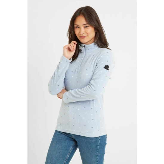 Tog 24 Womens Blue Shepley Zip Neck Fleece 3 Tog 24 Womens Blue Shepley Zip Neck Fleece