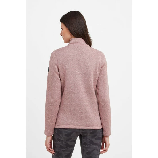 Tog 24 Tog24 Pink Pearson Womens Knitlook Zip Neck Fleece 4 Tog 24 Tog24 Pink Pearson Womens Knitlook Zip Neck Fleece - Image 2