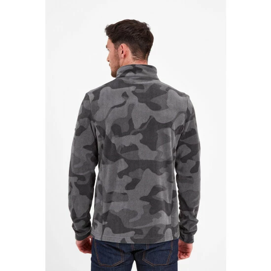 Tog 24 Grey Bleakholt Mens Camo Fleece Zip Neck 4 Tog 24 Grey Bleakholt Mens Camo Fleece Zip Neck - Image 2