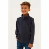 Tog 24 Tog24 Blue Toffolo Kids Zip Neck Fleece