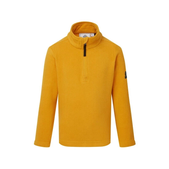 Tog 24 Tog24 Yellow Toffolo Kids Zip Neck Fleece 6 Tog 24 Tog24 Yellow Toffolo Kids Zip Neck Fleece - Image 4