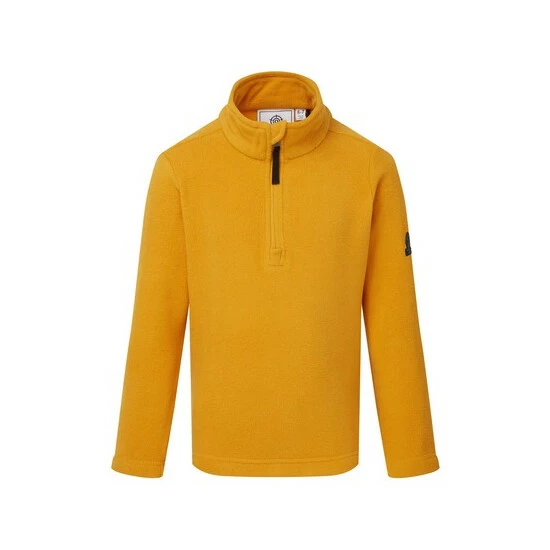 Tog 24 Tog24 Yellow Toffolo Kids Zip Neck Fleece 8 Tog 24 Tog24 Yellow Toffolo Kids Zip Neck Fleece - Image 6