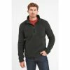 Tog 24 Mens Harwell Black Zip Neck Fleece