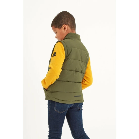 Tog 24 Kids Green Swain Padded Recycle Fill Gilet 4 Tog 24 Kids Green Swain Padded Recycle Fill Gilet - Image 2