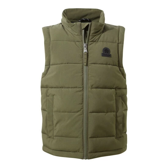 Tog 24 Kids Green Swain Padded Recycle Fill Gilet 6 Tog 24 Kids Green Swain Padded Recycle Fill Gilet - Image 4