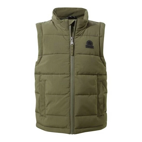 Tog 24 Kids Green Swain Padded Recycle Fill Gilet 7 Tog 24 Kids Green Swain Padded Recycle Fill Gilet - Image 5