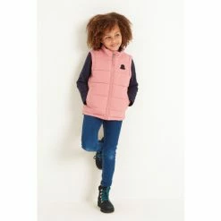 Tog 24 Kids Pink Swain Padded Recycle Fill Gilet