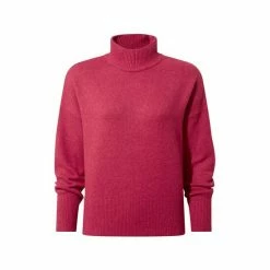 Tog 24 Womens Pink Ingrid High Neck Jumper -Tog 24 Shop unnamed file 3591