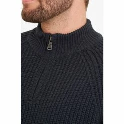 Tog 24 Mens Blue Samuel Zip Neck Jumper -Tog 24 Shop unnamed file 3610