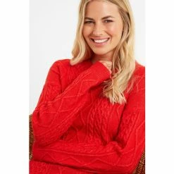 Tog 24 Womens Red Shania Crew Neck Jumper 4 Tog 24 Womens Red Shania Crew Neck Jumper -Tog 24 Shop unnamed file 3643