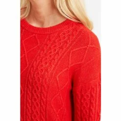 Tog 24 Womens Red Shania Crew Neck Jumper 5 Tog 24 Womens Red Shania Crew Neck Jumper -Tog 24 Shop unnamed file 3644