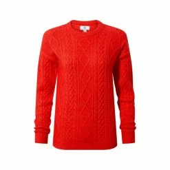 Tog 24 Womens Red Shania Crew Neck Jumper 6 Tog 24 Womens Red Shania Crew Neck Jumper -Tog 24 Shop unnamed file 3645