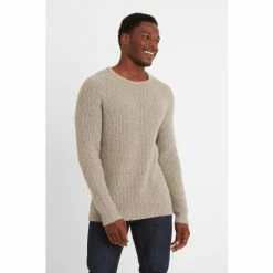 Tog 24 Mens Cream Toby Crew Neck Jumper