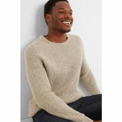 Tog 24 Mens Cream Toby Crew Neck Jumper -Tog 24 Shop unnamed file 3649