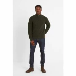 Tog 24 Samuel Mens Green Zip Neck Jumper -Tog 24 Shop unnamed file 3664