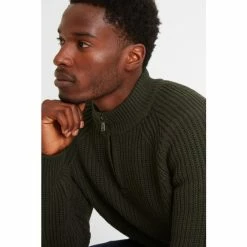 Tog 24 Samuel Mens Green Zip Neck Jumper -Tog 24 Shop unnamed file 3665