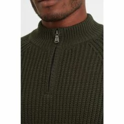 Tog 24 Samuel Mens Green Zip Neck Jumper -Tog 24 Shop unnamed file 3666