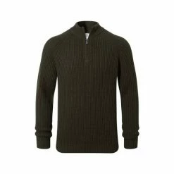 Tog 24 Samuel Mens Green Zip Neck Jumper -Tog 24 Shop unnamed file 3668