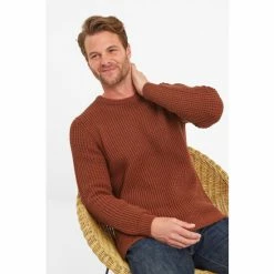 Tog 24 Red Neil Mens Crew Neck Jumper -Tog 24 Shop unnamed file 3725