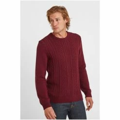 Tog 24 Mens Red Arron Knit Jumper -Tog 24 Shop unnamed file 3740